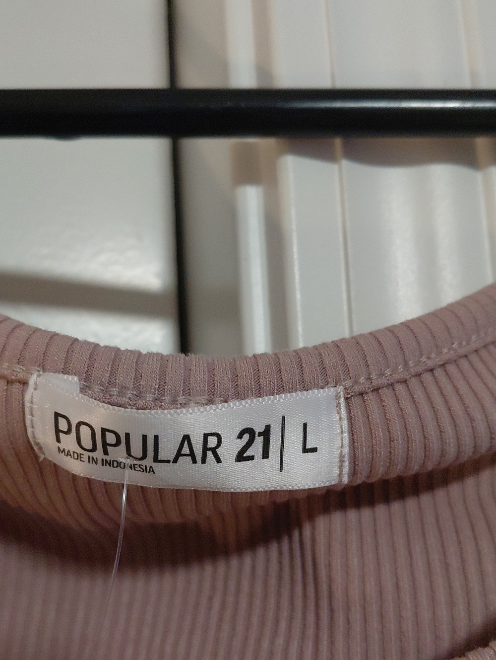 Popular 21 Pink Ribbed Mini Dress - Picture 2 of 3